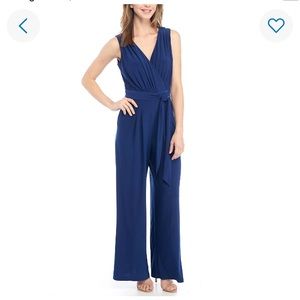 Royal Blue Sleeveless One-Piece Pantsuit